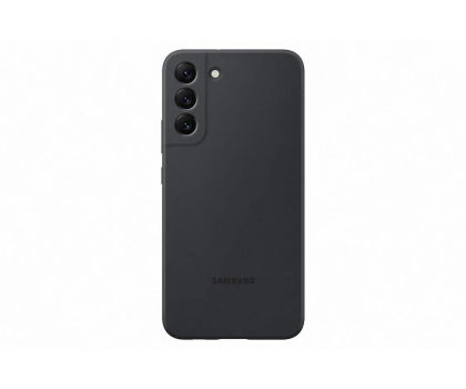 Etui do telefonów Samsung Silicone Cover do Galaxy S22+ czarny